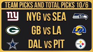 FREE NFL Picks Today 10624 NFL Week 5 Picks and Predictions [upl. by Cuthbertson]