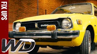 Edd Transforms 1970s Honda CVCC  Wheeler Dealers [upl. by Enomed]