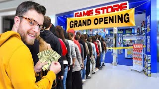 Video Game Store Grand Opening I Spent 2603 [upl. by Rotciv]