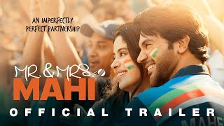 MR amp MRS MAHI  OFFICIAL TRAILER  Rajkummar Rao  Janhvi Kapoor  Sharan Sharma  31st May [upl. by Ravilob895]