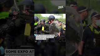 Melbourne AntiWar Protesters Clash With Police At Australian Defence Expo 33 Arrested [upl. by Matias]