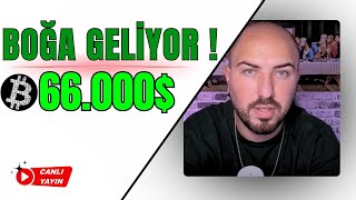 Kripto Boğası Başlıyor Bitcoin 66K Canlı Yayın🔴 bitcoin ethereum altcoin [upl. by Nnairb]