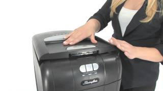 GBC Swingline EX10007 StackandShred Automatic Shredder [upl. by Yrevi]