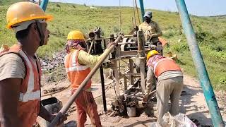 Piezometer bore hole  inspection and verify of bore hole depth civilengineering [upl. by Narut]