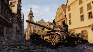 World of Tanks  M60A1 on Siegfried Line  Solo Gameplay [upl. by Gneh]