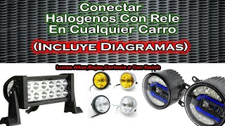 Como Instalar Faros De Niebla En Cualquier Auto Bien Explicado [upl. by Tham]