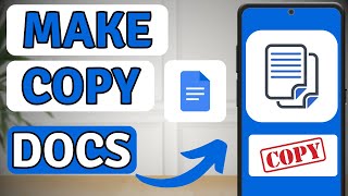 How To Make A Copy Document In Google Docs On iPhone And Android [upl. by Grizelda]