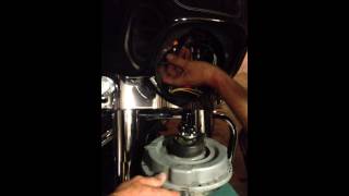 Headwinds H4 LED Headlight Bulb 89030H4 Installation on FLHT Electra Glide [upl. by Conway]