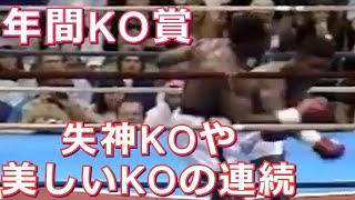 【最高のKO集】ボクシング年間KO賞に輝いた凄いノックアウトシーン・衝撃KOや失神KO [upl. by Bridges66]