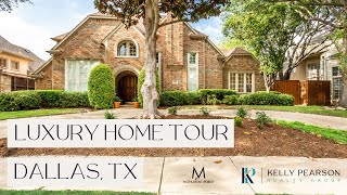 Luxury Home Tour Dallas Tx  5311 Ambergate Ln  Kelly Pearson Realty Group [upl. by Nolasba]