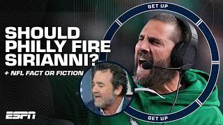 Is Nick Sirianni HOLDING THE EAGLES BACK 👀 Hawk amp Jeff Saturday DEBATE 🔥  Get Up [upl. by Refinaj]