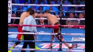 Sergio MartinezJulio Cesar Chavez Jr fight highlights [upl. by Johiah273]