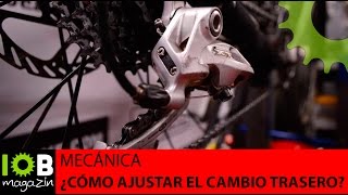 Mecánica de la bicicleta Ajustar cambio trasero [upl. by Irah]