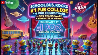 SchoolBusRocks 1Pub College  GEN Bruins Party Pop2 Bunkmates At UCLA Anthem Alexander The Great [upl. by Halbeib]