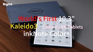 Bigme inkNote Color  Ereader103″ Kaleido 3 Color Eink Tablet Video Review [upl. by Cecilio]