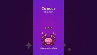 Horóscopo de Cáncer Conecta con tus emociones hoy [upl. by Joscelin]