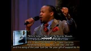 Christian Artist DeWayne Woods sings quotLet Go and Let Godquot on Helpline [upl. by Ainedrag]