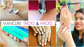 कम पैसों में MANICURE कैसे करें  Step by Step Manicure at Home  Hack Beauty Anaysa [upl. by Ashleigh386]