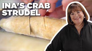 Ina Gartens Crab Strudel  Barefoot Contessa  Food Network [upl. by Chrystel]