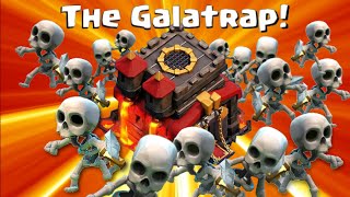 Clash of Clans Best Defense for Town Halls 8 9 10  The GALATRAP [upl. by Esened139]