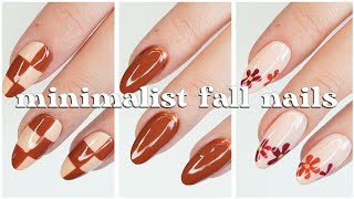 Minimalistic Nail Art 2023 🍂 Fun amp Easy Fall Nail Design Compilation [upl. by Mailand570]