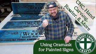 How To Use Oramask 813 Stencil Film For Painted CNC Signs [upl. by Pros]