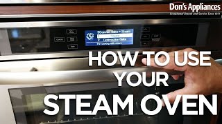 How to Use Your Steam Oven Overview for Cooking amp Cleaning [upl. by Byran]