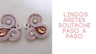 Aretes Soutache paso a paso Fácil de hacer [upl. by Satsoc]