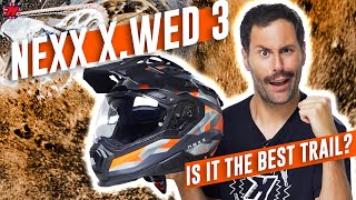 Review of the Nexx XWED 3 helmet a top trail motorcycle helmet ⛰️✅ [upl. by Haneeja]