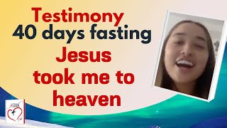 Jesus took me to heaven Testimony40 days fasting  Misión Ruah [upl. by Nilpik]