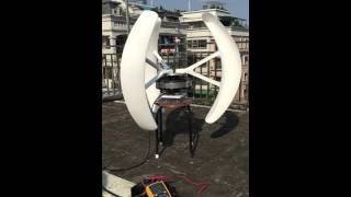 vertical type 600W wind turbine [upl. by Obocaj]