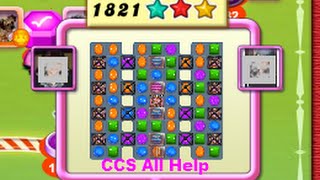 Candy Crush Saga Level 1821 NO BOOSTERS [upl. by Suoivatco348]