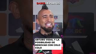 ARTURO VIDAL habla acerca de su RENOVACIÓN con COLO COLO vidal colocolo futbol chile [upl. by Aredna610]