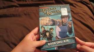 The Legend of Korra Book One Air DVD ReviewUnboxing HD [upl. by Ecenahs]