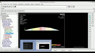 SFD and BMD for Simply Supported Beam with given load condition on Ansys 145 [upl. by Sekoorb]