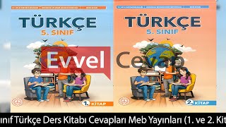 5 Sınıf Türkçe Ders Kitabı Cevapları Meb Yayınları [upl. by Eellah400]