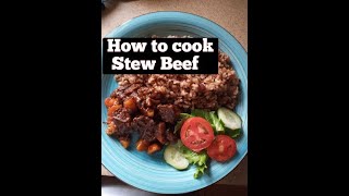 HOW TO COOK STEW BEEF JAMAICAN STYLE [upl. by Meletius]