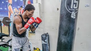 Jalil Hackett showing power and skill preparing for Pete Dobson [upl. by Blythe]