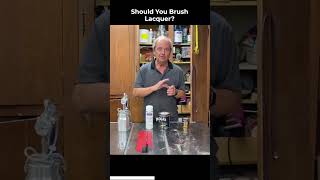 Brushing vs Spraying Lacquer Whats the Best Choice shorts [upl. by Gainor]