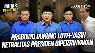 Prabowo Nyatakan Dukungan ke LutfiTaj Yasin Apakah Ini Pelanggaran [upl. by Gabriele26]