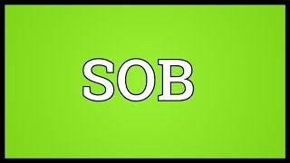 SOB Meaning [upl. by Ainit]