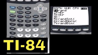 TI84 Calculator  28  Permutations Combinations Factorials [upl. by Eldorado597]