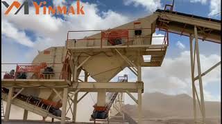 YİNMAK  250 th CRUSHING PLANT  STATION DE CONCASSAGE  KIRMA ELEME TESİSİ [upl. by Oberstone248]