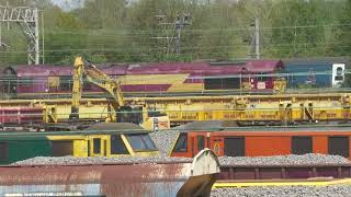 66095sb Ditton Foundry La Dollands Moor cargowaggons Crewe Basford Hall 1524 [upl. by Dnalloh331]