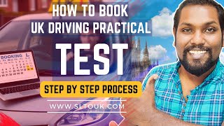 Book Your Practical Driving Test in UK  Online Application Process  Driving in UK  SL TO UK [upl. by Etnoel]