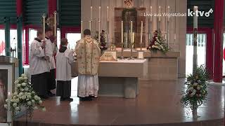 Traditional Latin Mass on Low Sunday from Gebetsstätte Wigratzbad 24 April 2022 HD [upl. by Neelrahs592]