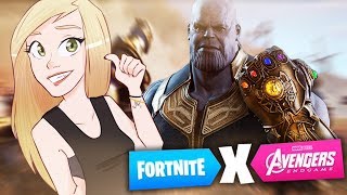 JE DÉTRUIS THANOS SUR LE NOUVEAU MODE DE JEU FORTNITE  AVENGERS ENDGAME [upl. by Hadleigh]