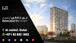 Highend living at Binghatti Ivory Al Jaddaf  Dubais Iconic Apartments [upl. by Ancel]