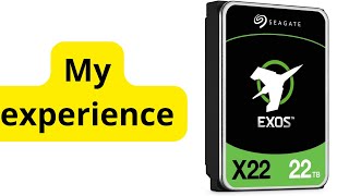 Seagate Exos X22 22TB Enterprise Hard Drive Review Unleashing Massive Storage Power [upl. by Irama631]