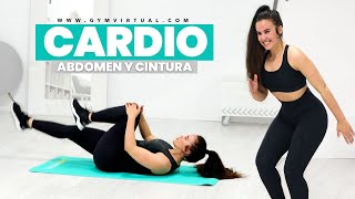 QUEMAR GRASA Abdomen y cintura con ejercicios de CARDIO [upl. by Aramois]